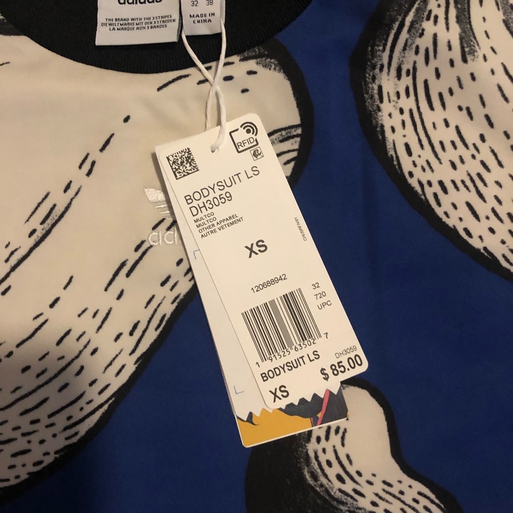 Adidas FARM long sleeve bodysuit - seen on Mel B